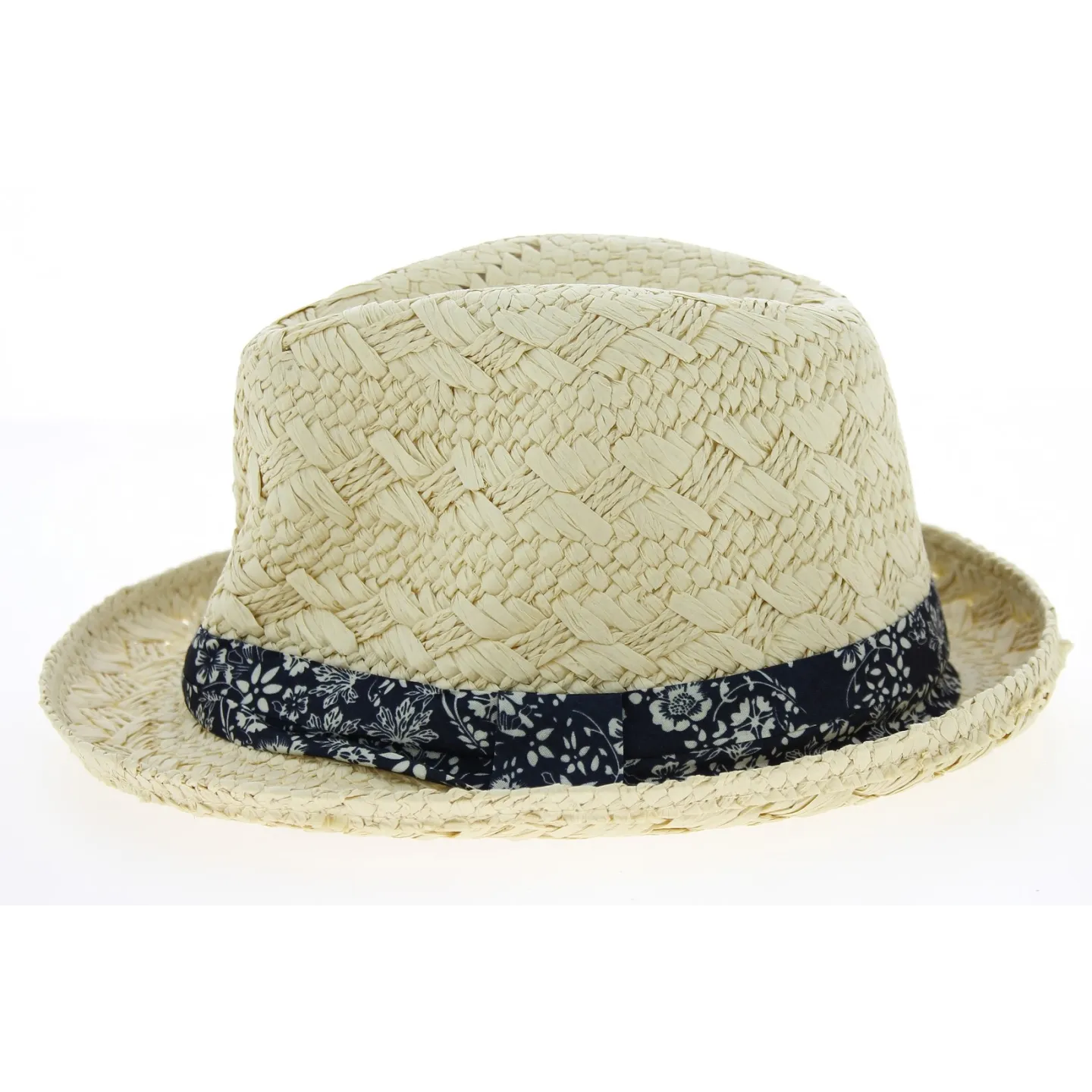 Chapeau Trilby Mariel Paille Papier Naturel- Traclet Reference : 10339 | Chapellerie Traclet