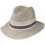 Matanzas Fedora Hat in Beige Paper Straw - Traclet