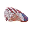 Casquette Plate Meys Lin Rouge- Traclet  Reference : 10351 | Chapellerie Traclet