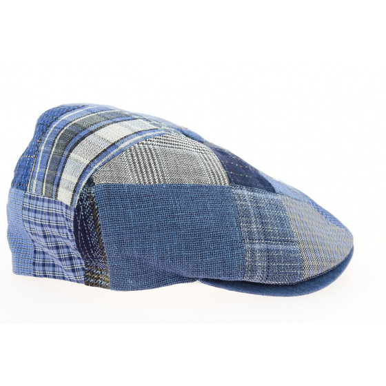 Casquette 6 Côtes Jean Patchwork Lin- Traclet