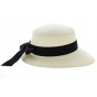 Panama Straw Cap Giuditta Black Ribbon