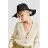 Piper Black Wool Felt Wide Brim Hat - Brixton Reference: 2635 | Traclet Hatmakers