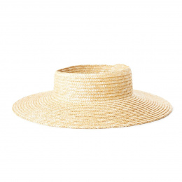 Joanna Tan Natural Straw Visor - Brixton