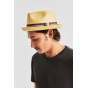 Castor Straw Trilby Hat - Brixton