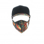 Kit Baseball Cap + Mask Cotton Mask Black Fancy - Traclet