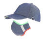 Baseball Cap + Mask Kit Cotton Jean Italy- Traclet