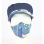 Kit Stewart Cap + White & Blue Cotton Mask Hawaii- Traclet