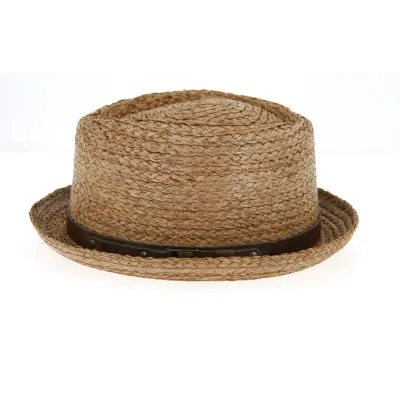Chapeau PorkPie Indian Wells Marron - Traclet Reference : 8022 | Chapellerie Traclet