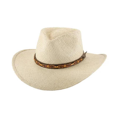 Traveller Magic Island Natural Straw Hat - Bullhide Reference: 10425 | Traclet Hat Shop