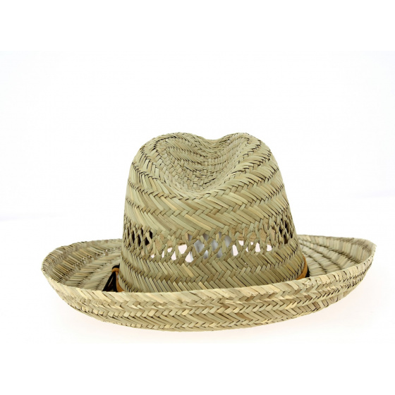 Cefalu Natural Straw Fedora Hat - Traclet Cefalu Natural Straw Fedora Hat - Traclet