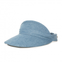 Light Blue Cotton Monroe Visor - Brixton