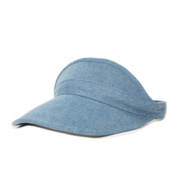Monroe Cotton Light Blue Visor - Brixton