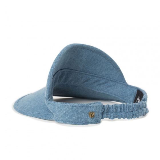 Light Blue Cotton Monroe Visor - Brixton