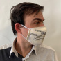 White Elastic "Certificate" Fancy Mask - Traclet