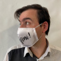 "Deconfined!" Fantasy Mask with White Elastic - Traclet