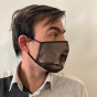 Paris Arc de Triomphe Black Fancy Elastic Mask - Traclet