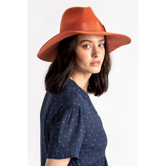 Piper Autumn Wool Felt Wide Brim Hat - Brixton