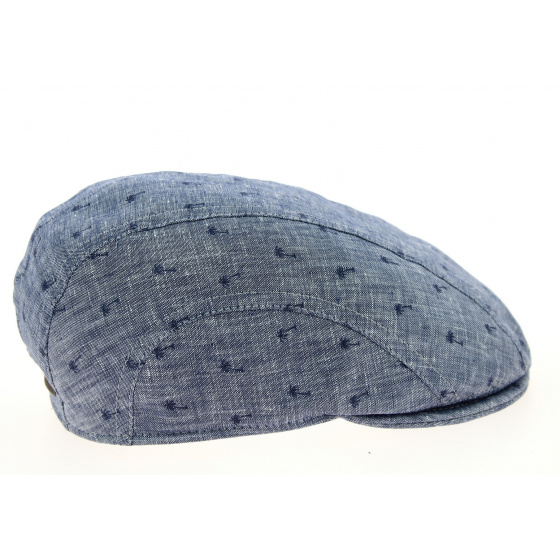 Casquette Plate Dean Lin Palmier Bleue- Göttmann  Casquette Plate Dean Lin Palmier Bleue- Göttmann
