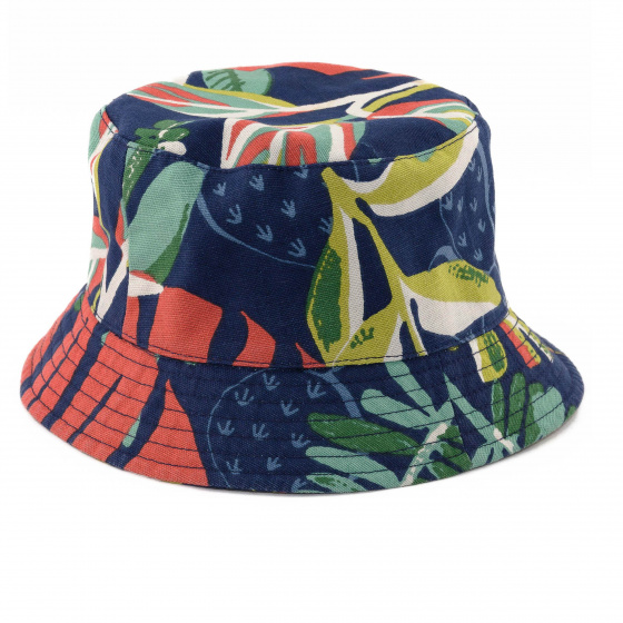 Green Leaves Cotton Bucket Hat - Le Chapoté Paris