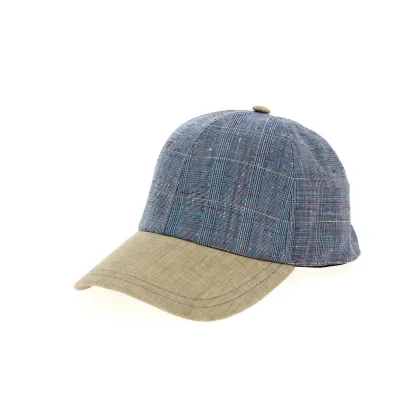 Casquette Baseball Gang Lin à Carreaux- Crambes Reference : 10480 | Chapellerie Traclet