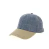 Checkered Linen Baseball Gang Cap - Crambes Reference: 10480 | Traclet Hat Shop