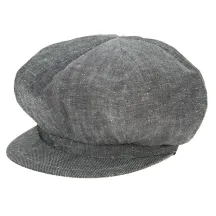 Casquette Gavroche Rasta Lin Noire- Mtm Reference : 10483 | Chapellerie Traclet