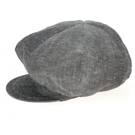 Casquette Gavroche Rasta Lin Anthracite - Mtm Casquette Gavroche Rasta Lin Anthracite - Mtm