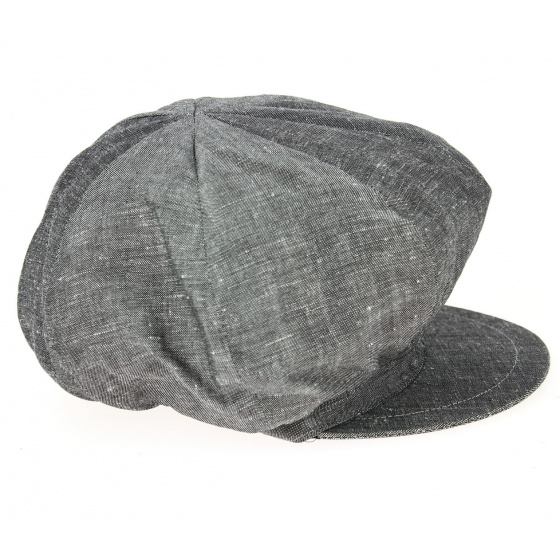 Casquette Gavroche Rasta Lin Anthracite - Mtm Casquette Gavroche Rasta Lin Anthracite - Mtm