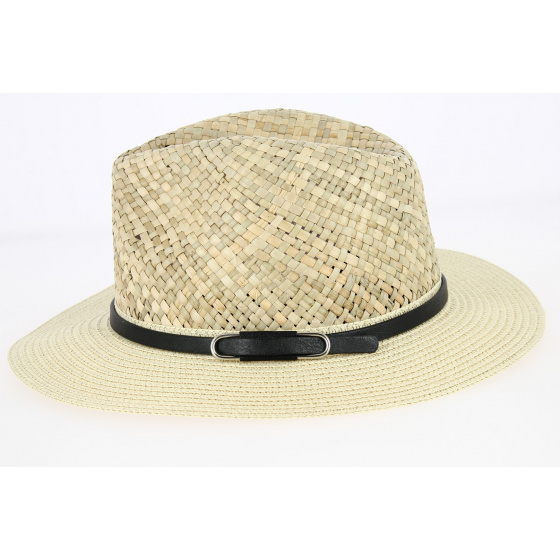 Chapeau Traveller Dakota Paille Naturelle & Papier- Traclet Chapeau Traveller Dakota Paille Naturelle & Papier- Traclet