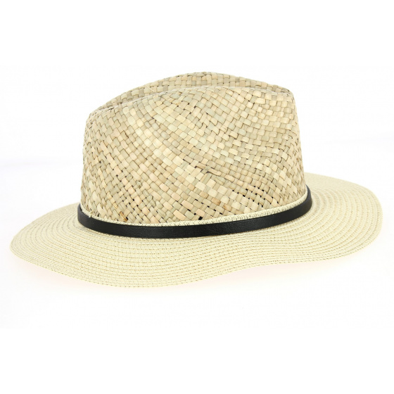 Chapeau Traveller Dakota Paille Naturelle & Papier- Traclet Chapeau Traveller Dakota Paille Naturelle & Papier- Traclet