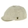 8-Panel Sao Linen & Cotton Cap Beige - Traclet  Reference: 10494 | Traclet Hat Shop