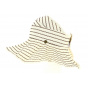 Ivory Rollable Fabric Visor - Traclet