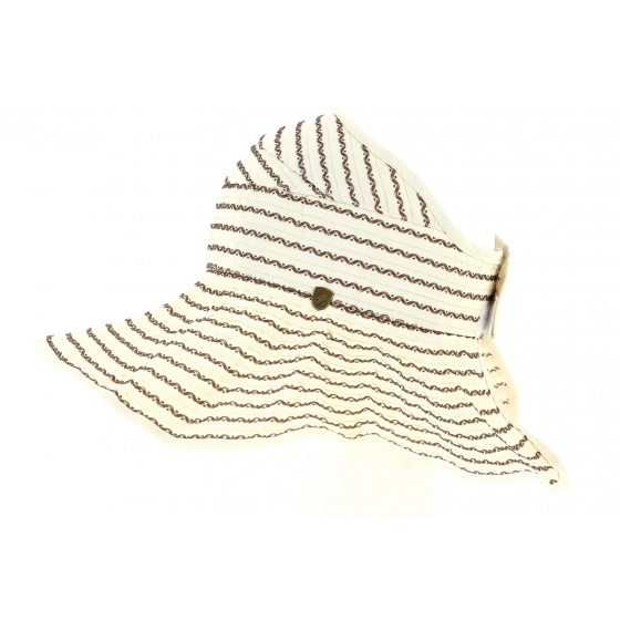 Ivory Rollable Fabric Visor - Traclet