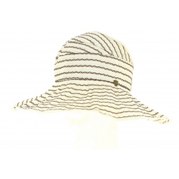 Ivory Fabric Roll Up Visor - Traclet