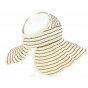 Ivory Rollable Fabric Visor - Traclet