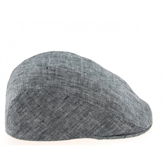 Casquette Plate Brighton Lin Anthracite- Crambes 
