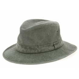 Safari Hat Brisbane Khaki Cotton- Crambes