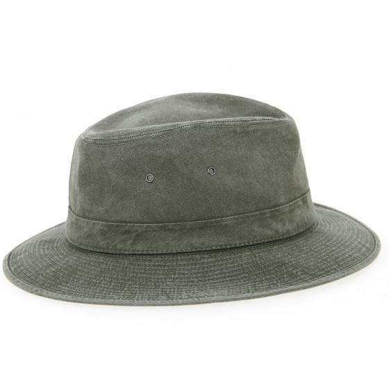 Khaki Cotton Brisbane Safari Hat - Crambes