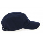 Navy Cotton Board Baseball Cap - Crambes