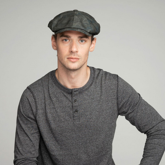 Casquette Newsboy Almas Noire- Bailey  Casquette Newsboy Almas Noire- Bailey