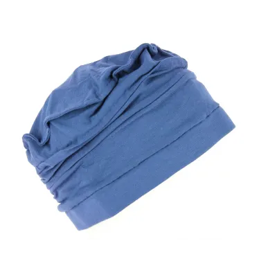 Women's Chemo Beanie Bamboo Faded Blue - Mtm Reference: 10504 | Traclet Hat Shop