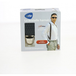 Biclip® Fancy Gray Harness Suspenders - Biclip