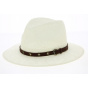 White Paper Straw Faro Traveller Hat - Traclet