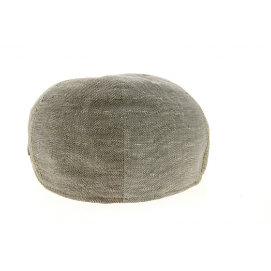 Casquette Bombée Patchwork Lin & Coton Beige- Traclet Casquette Bombée Patchwork Lin & Coton Beige- Traclet