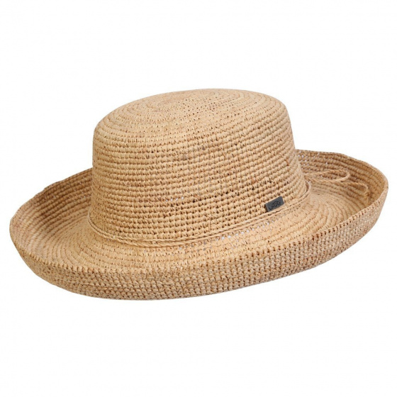 Breton Hat Moorea Island Natural Raffia Beach - Conner Hats