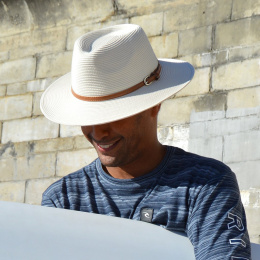 Ivory Bella Fedora Hat UPF 50+ - House Of Ord
