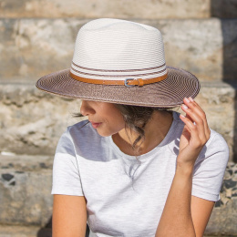 Chapeau Bella ivoire bleu