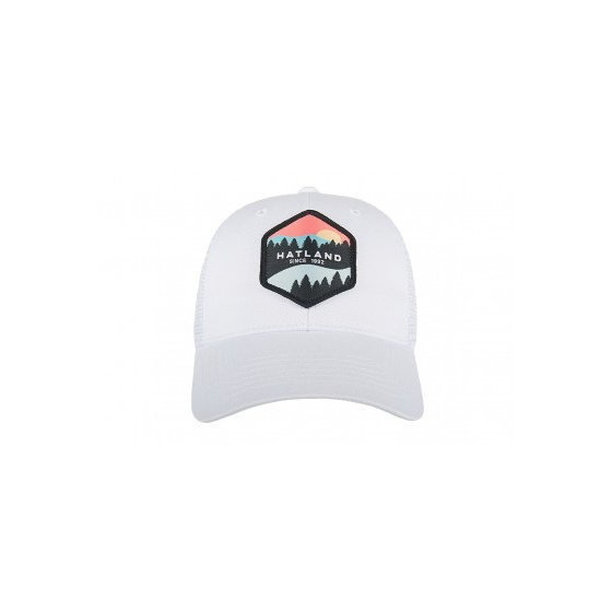 Walt Trucker White Cotton Baseball Cap - Hatland