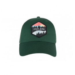 Casquette Baseball Walt Trucker Verte Coton- Hatland