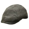 Casquette Plate Merrick Newsboy Marron Coton- Conner Hats Reference : 10526 | Chapellerie Traclet